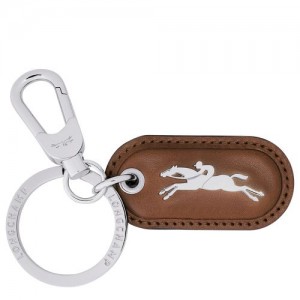 Longchamp Roseau Key ring Cognac | XKR-978015