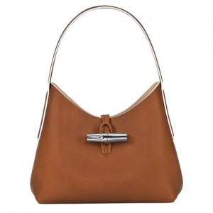 Longchamp Roseau Shoulder bag XS Cognac | TLJ-041865