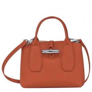 Longchamp Roseau Top handle bag S Brick | PXG-890637
