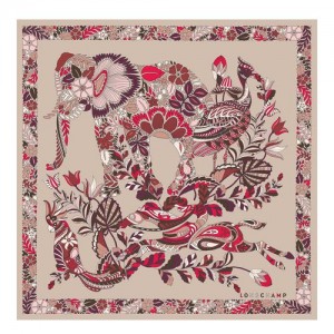 Longchamp Silk scarf 50 Blush | SCF-861950