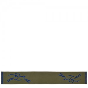 Longchamp Stole Khaki | KLT-169023