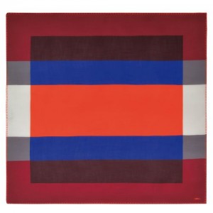 Longchamp Stole Orange/Blue | HCP-609341