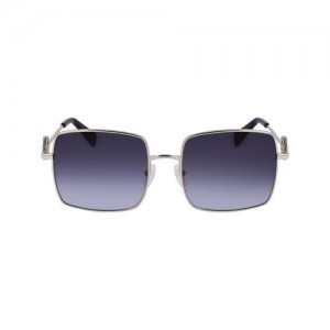 Longchamp Sunglasses Gold/Grey | RCU-631587