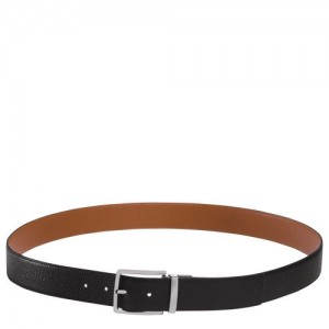 Longchamp belt Black/Caramel | ORU-937541