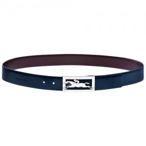 Longchamp belt Navy/Burgundy | GRD-701624