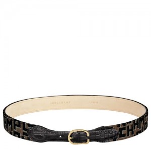 Longchamp belt Taupe/Black | MSE-957461